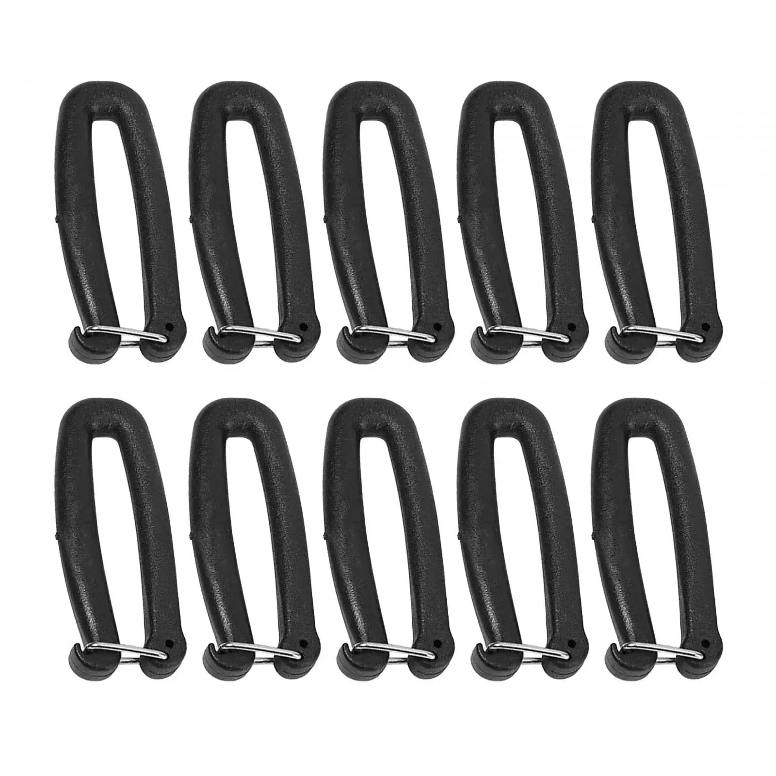 10Pcs Webbing Strap Hook Keys Chain Clip Repair Tools Attachments Webbing Buckle for DIY Fishing Suitcase Outdoor Accessories key chain clip carabiner belt clip