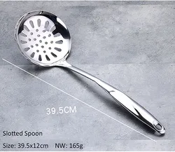 Premium Stainless Steel Kitchen Utensil Set - Heat - Resistant Cooking Essentials (Slotted Spoon)