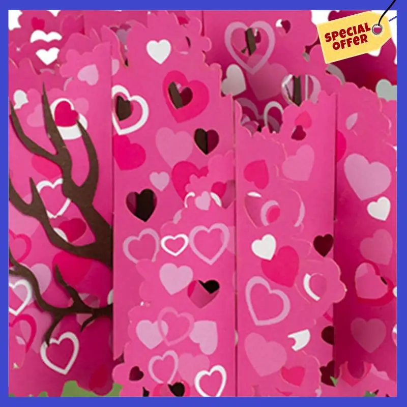 Valentine's Day Up Card, 3D Greeting Card For Valentines Day, Wedding, Anniversary, Engagement, For Man Woman C Easy To Use