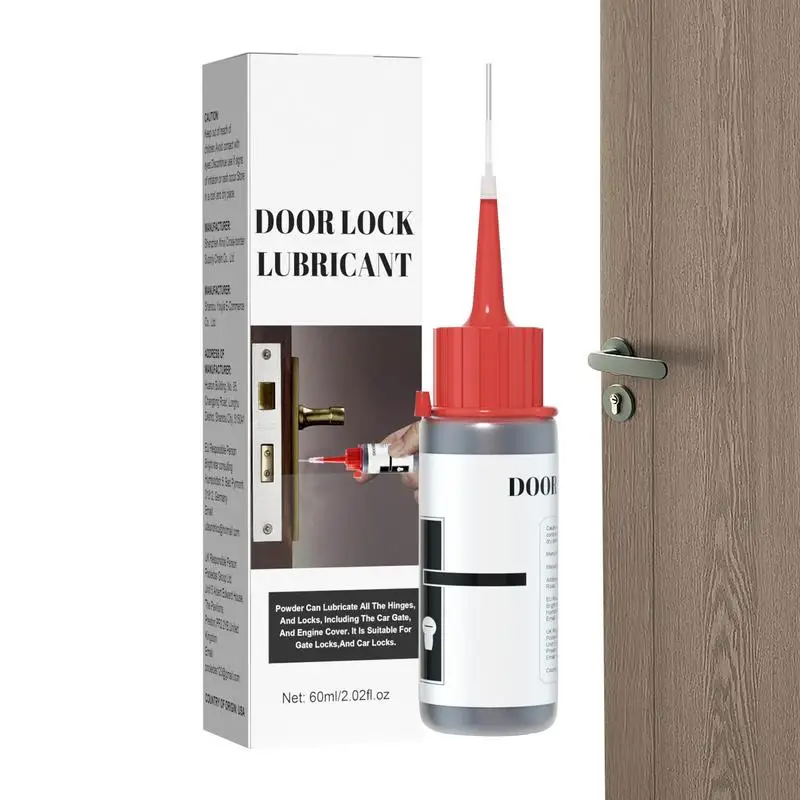

2oz Door Hinge Noisy Lubricant Multi Purpose Waterproof No Sticky Professional Accessories Prevents Lock Freezing Easy to Carry