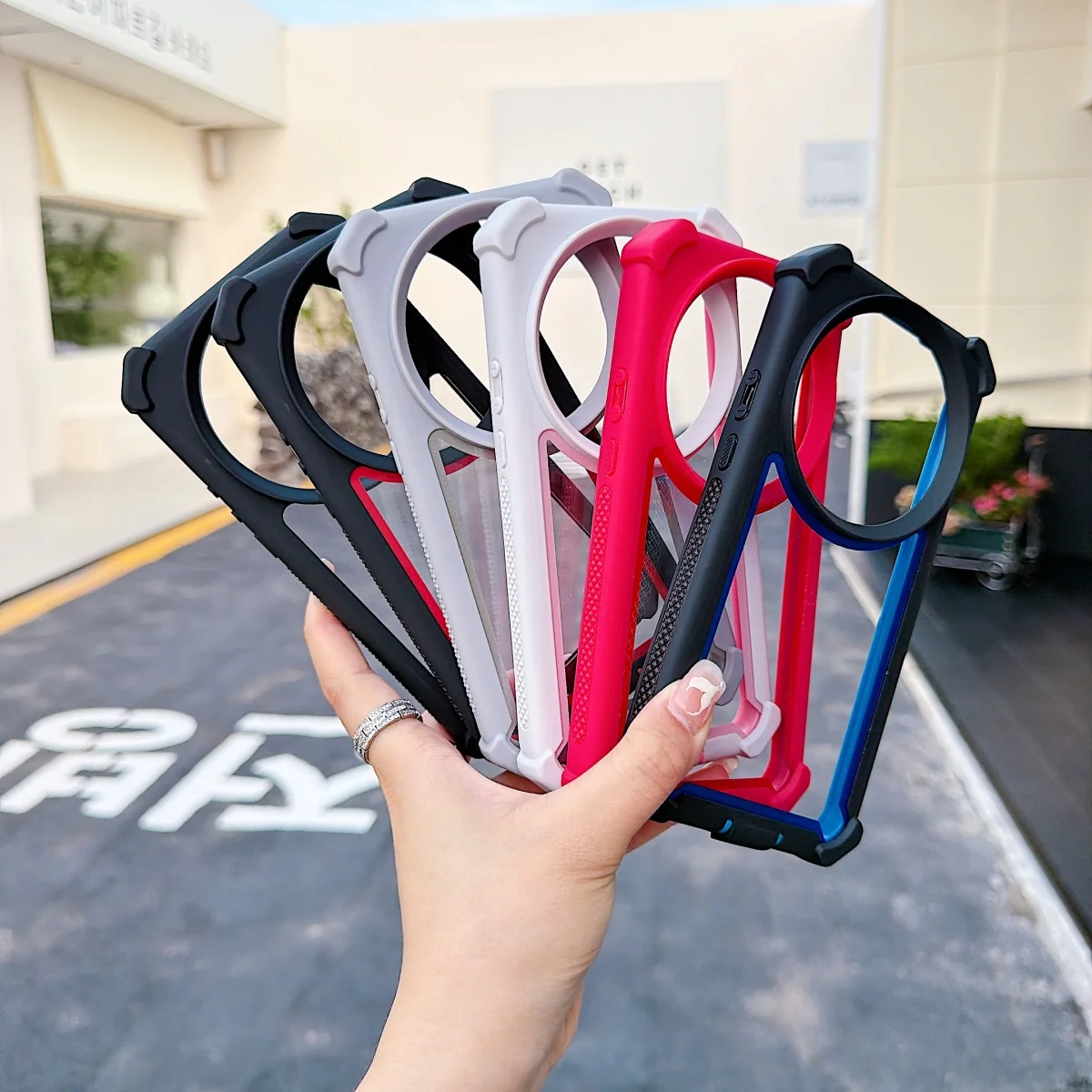 Heavy Duty Dual Layer Anti-Drop Transparent Phone Case