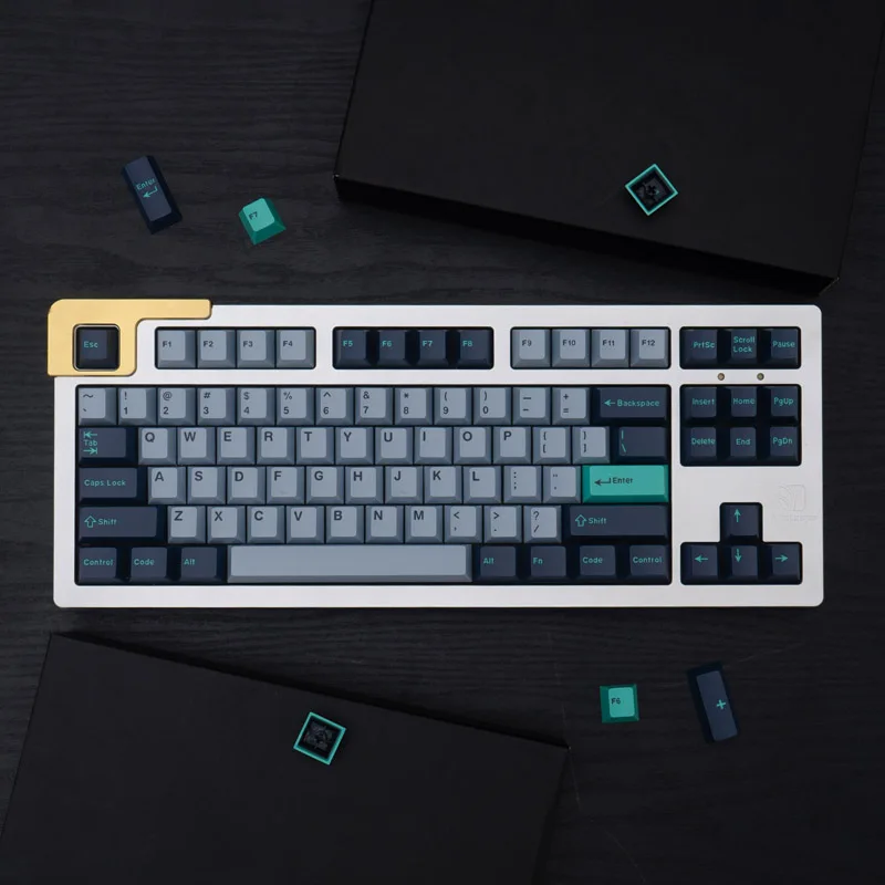 

Cherry Profile Keycaps Hammerhead Light 170pcs Keycaps for Full/TKL/ 60 65 75 Percent Mechanical Keyboard with 7U Space Key