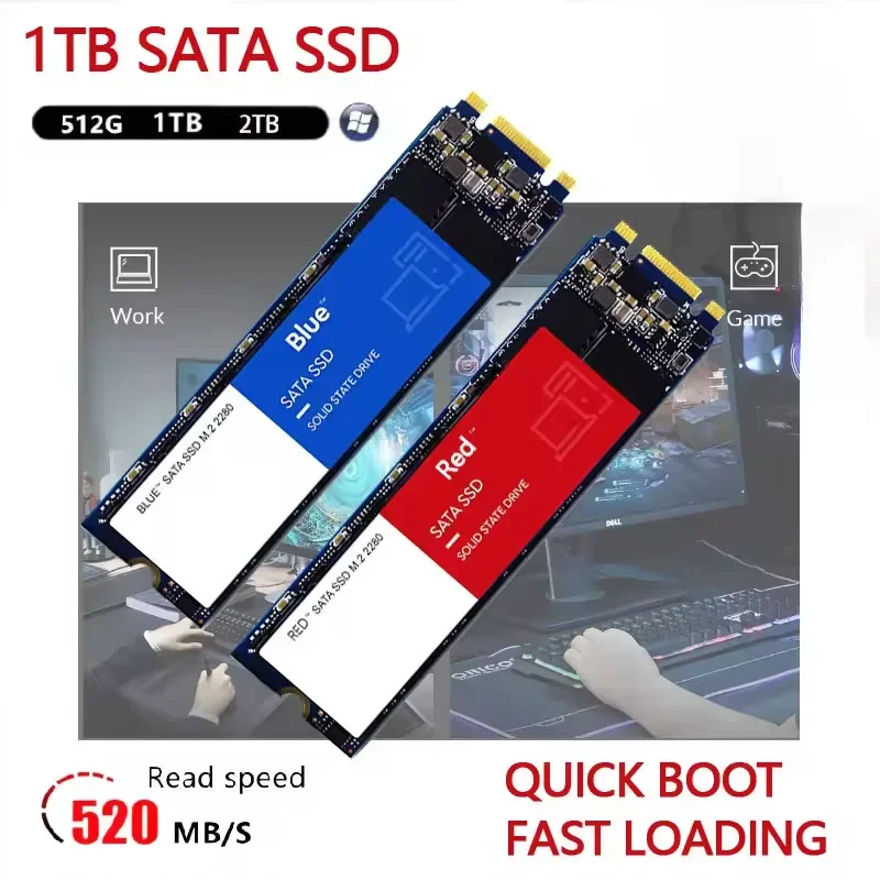 레노버 2026 신형 솔리드 스테이트 드라이브 M.2 고속 하드 드라이브 SSD2TB1TB500GB 고속 내장 스토리지 업그레이드