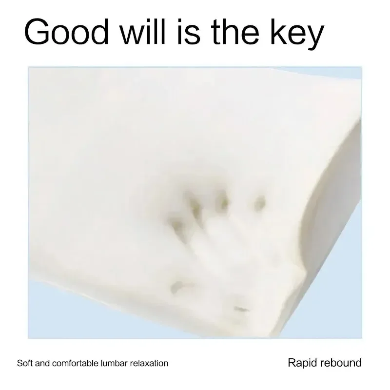 Car Seat Memory Foam Back Support Lumbar Pillow Waist Cushion Breathable Mesh Cover for Office Auto Chair Interior Accessories