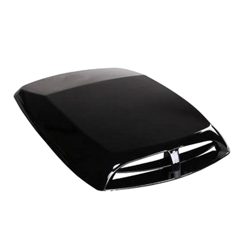 Garniture D'entrée D'air Pour Capot Voiture - Universelle, Plastique ABS Noir, Ruban Adhésif Double Face - Décoration Et Refroidissement Moteur