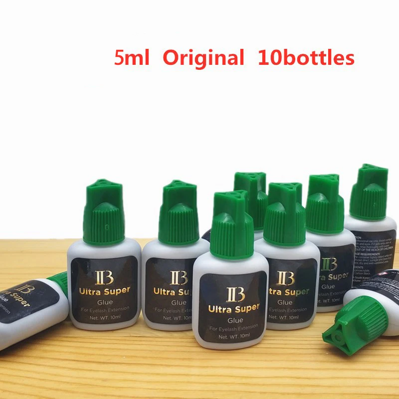 I-Beauty IB Ultra Super Glue for Eyelash Extensions 5ml IB Glue Green Cap False Lash Adhesive Makeup Tools Wholesale Shop 6