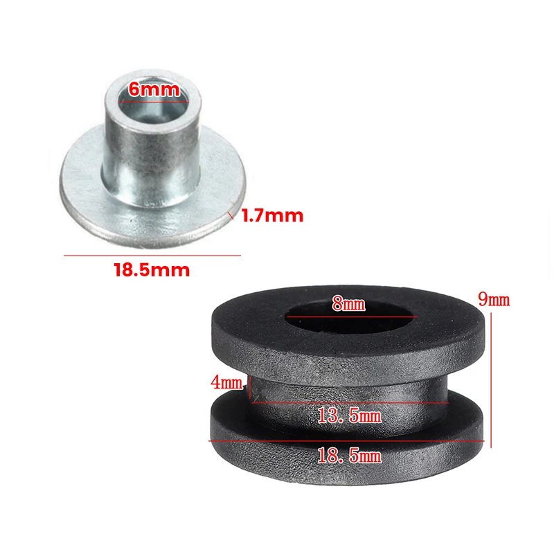 10Pcs Motorcycle Side Cover Rubber Grommet Gasket Fairings For Yamaha For Honda Suzuki CBR GSXR Ninja ZX Kawasaki auto accessories motorcycle accessories