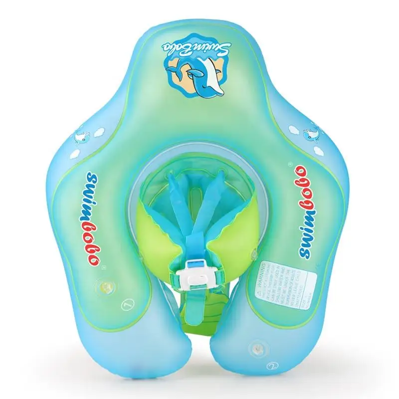 

Comfortable Blue Children's Safe Baby Float Underarm Sports Swim Ring In Summer Kids Inflatable Swimming animal pattern Ring