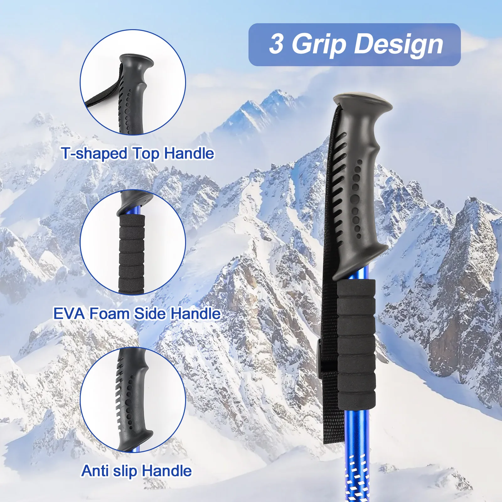 NONECN ultralight trekking poles image 4
