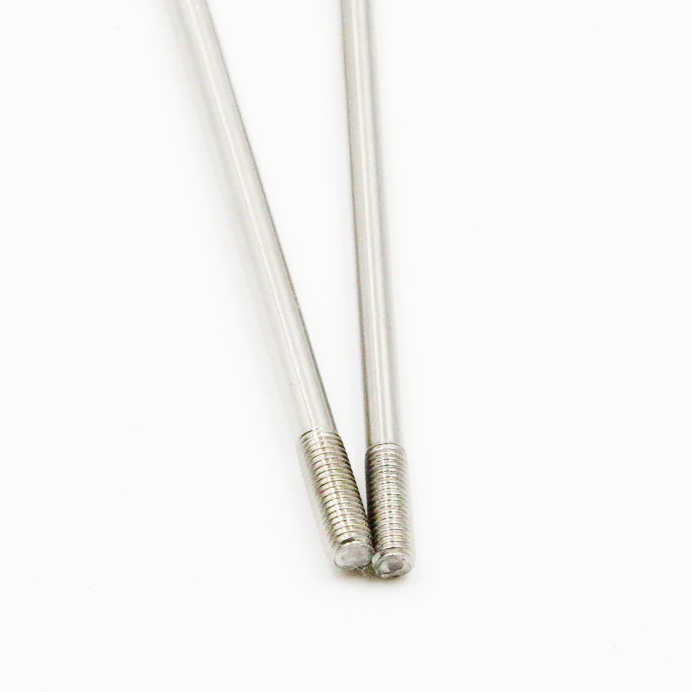 5 Sets 12G 54-295mm Length Bicycle Stainless Steel Spokes With Nipples J bend Silver Mountain Bike Spokes Cycling Repair Tool