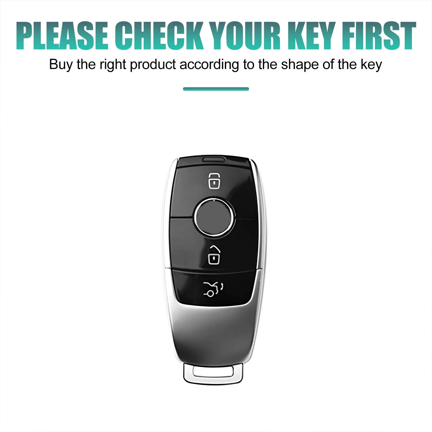Luxurious TPU Car Key Case for Mercedes Benz - Elegant Car Accessory