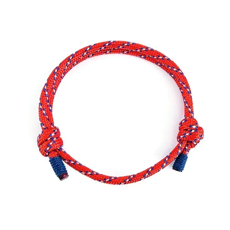 Men Bracelet Jewelry Rope Chain Braided 550 Paracord Adjustable Wrap