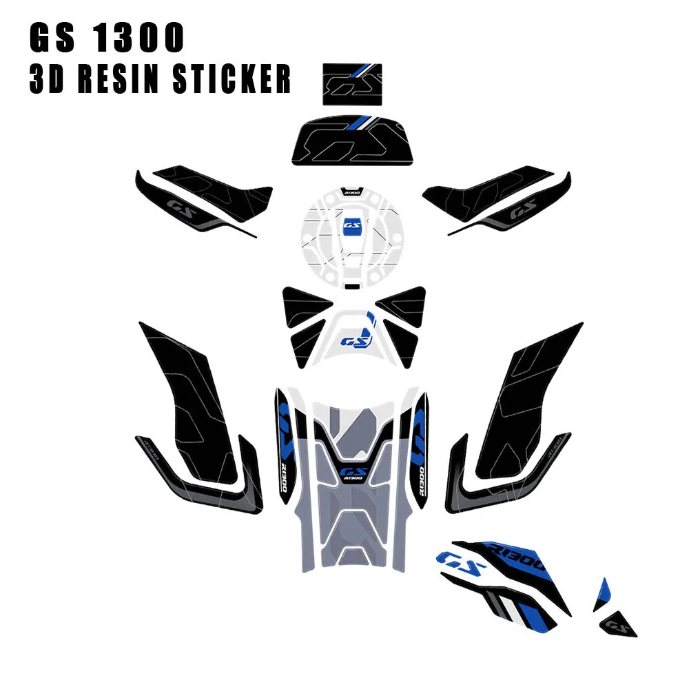 

3d-наклейка из эпоксидной смолы, полный комплект для BMW R1300GS R 1300 GS 2023 2024 GS1300, наклейка на топливный бак