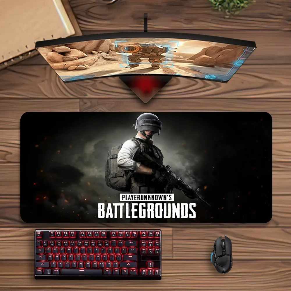 P-PUBG cool Mousepads Monster Large Mouse Mat Big Desk Pad Non Slip Rubber Mouse Pad Big Keyboard Mats Mouse Pad 6