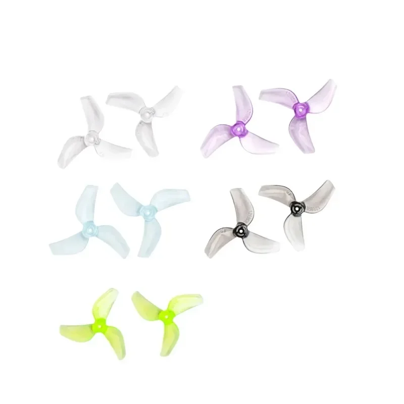Lot de 6 Hélices 1mm pour Drone FPV Micro - 0.8mm/1mm Clear