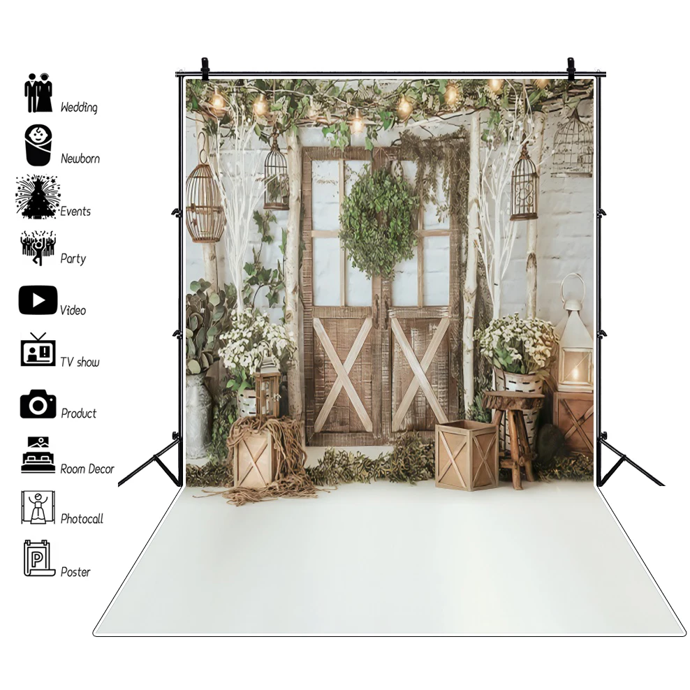 Wedding Party Backdrops Pink Spring Blossom Flowers Petal Branch Love Bridal Shower Scenic Photography Backgrounds Photo Studio
