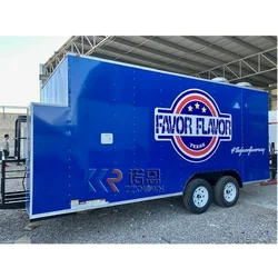 Customized Mobile Food Truck Factory Price Food Vending Trailer for Sale Breakfast Coffee Ice Cream Cart