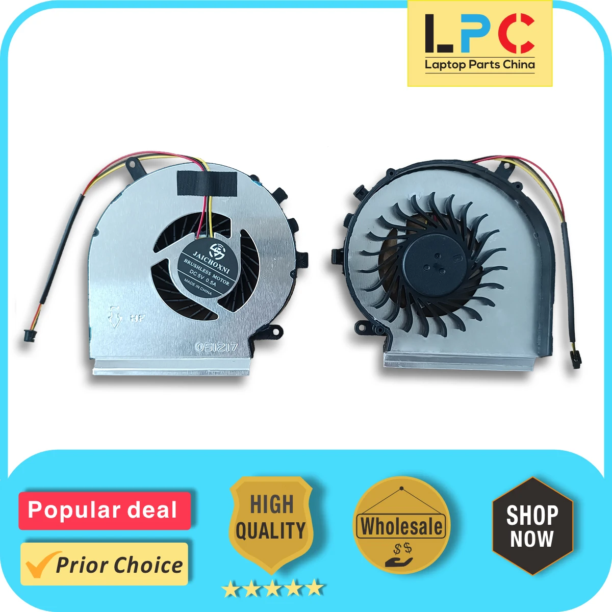 CPU Cooling Fan For MSI GE62 GE72 GL62 GL72 GP62 GP72 PE60 PE70 PAAD06015SL New Replacement Laptop Cooler Radiator Heat Sink