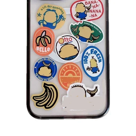 MagSafe Acrylic Banana Phone Case Cover for IPhone 11 12 13 14 15 Pro Max Case for IPhone 15 Pro Max