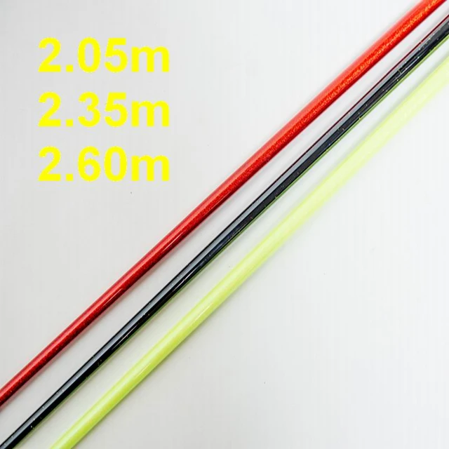 GF01 1 Piece Sole Section Blank Fishing Rod Blanks Transparent Epoxy Resin  1.98m 2.05m, 2.35m 2.6m - AliExpress