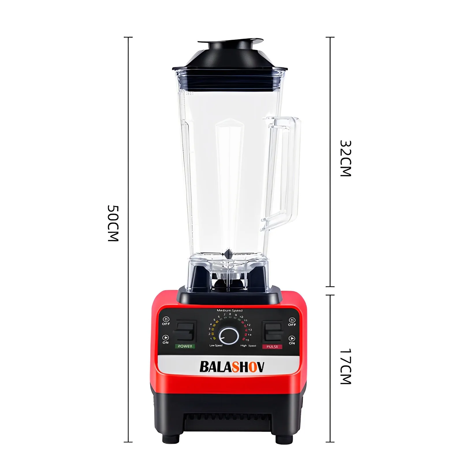 2000W Stationary Blender Heavy Duty Commercial Mixer Ice Smoothies Appliances for Kitchen Professional High Power Food Processor 6