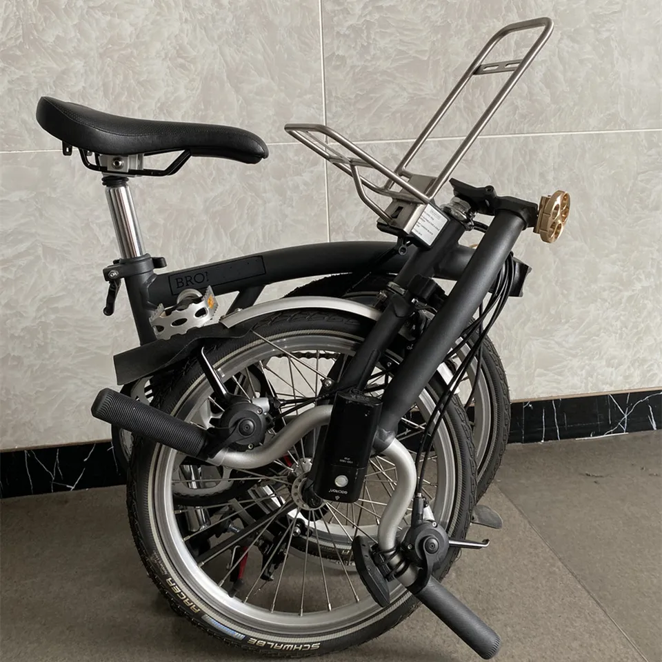ブロンプトン　BROMPTON チタン　フロント　ラック　重量225g Amazon | チタン製フロントラック ブロンプトンの折りたたみ
