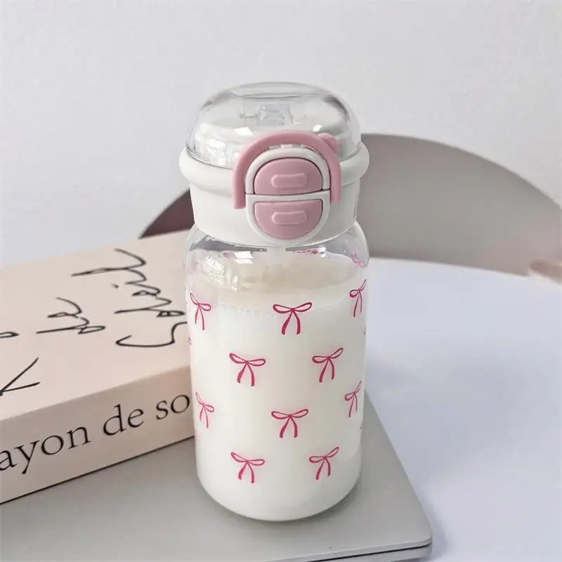 Cute Kawaii Straw Water Bottle 5