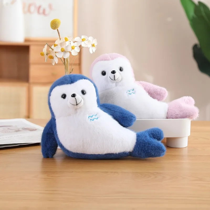 

Hot 1pc 25cm Kawaii Seal Plush Toy Squisy Novelty Sea Lion Doll Plushie Stuffed Baby Cute Birthday Gifts For Kids Girls