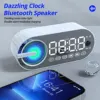 Quiet Alarm Clock Digital LED Clock FM Voice Control Snooze Time Temperature Display Night Mode Reloj Despertador Desktop Clocks 1