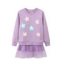 Mädchen Sweatshirt Kleid mit Tüllrock – Bild 5