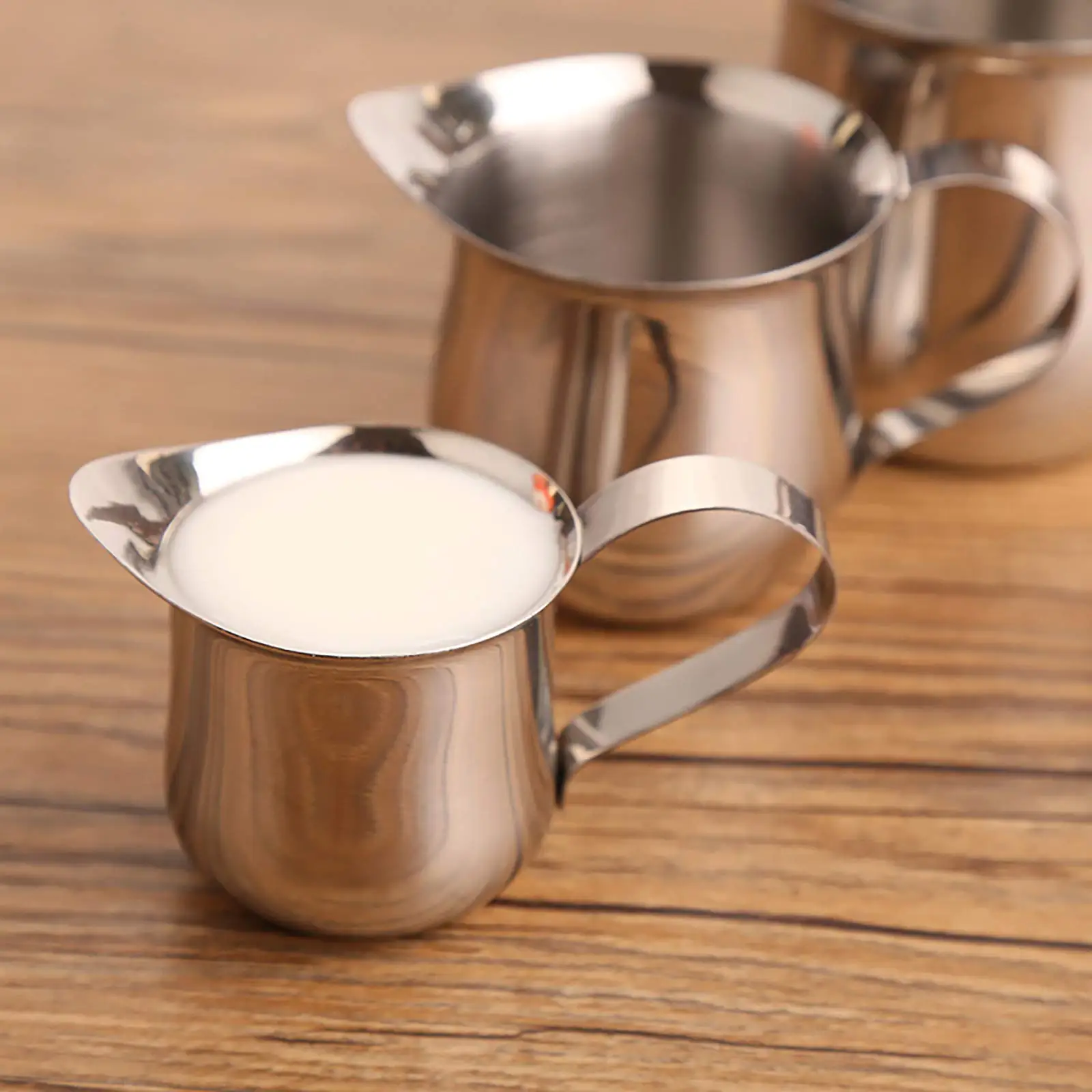 Stainless Steel Milk Frothing Pitcher Espresso Steaming Coffee Barista  Latte Frother Cup Cappuccino Milk Jug Cream Froth Pitcher - AliExpress