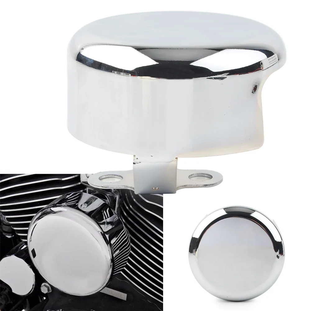 

Motorcycle Chrome Steel Smooth Horn Cover for Harley Softail FLHX FLT FLHT Dyna Bad Boy 1991-2017