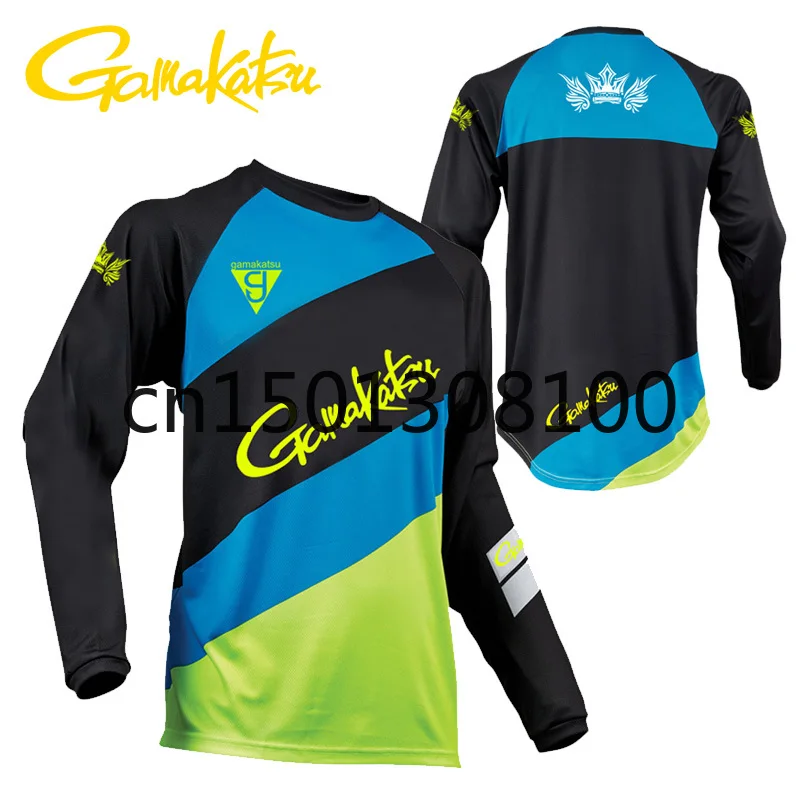 

New Summer Fishing Jersey Men Clothing Fishing Clothes Anti-UV Quick-Dry Breathable Long Sleeve Fishing Shirt