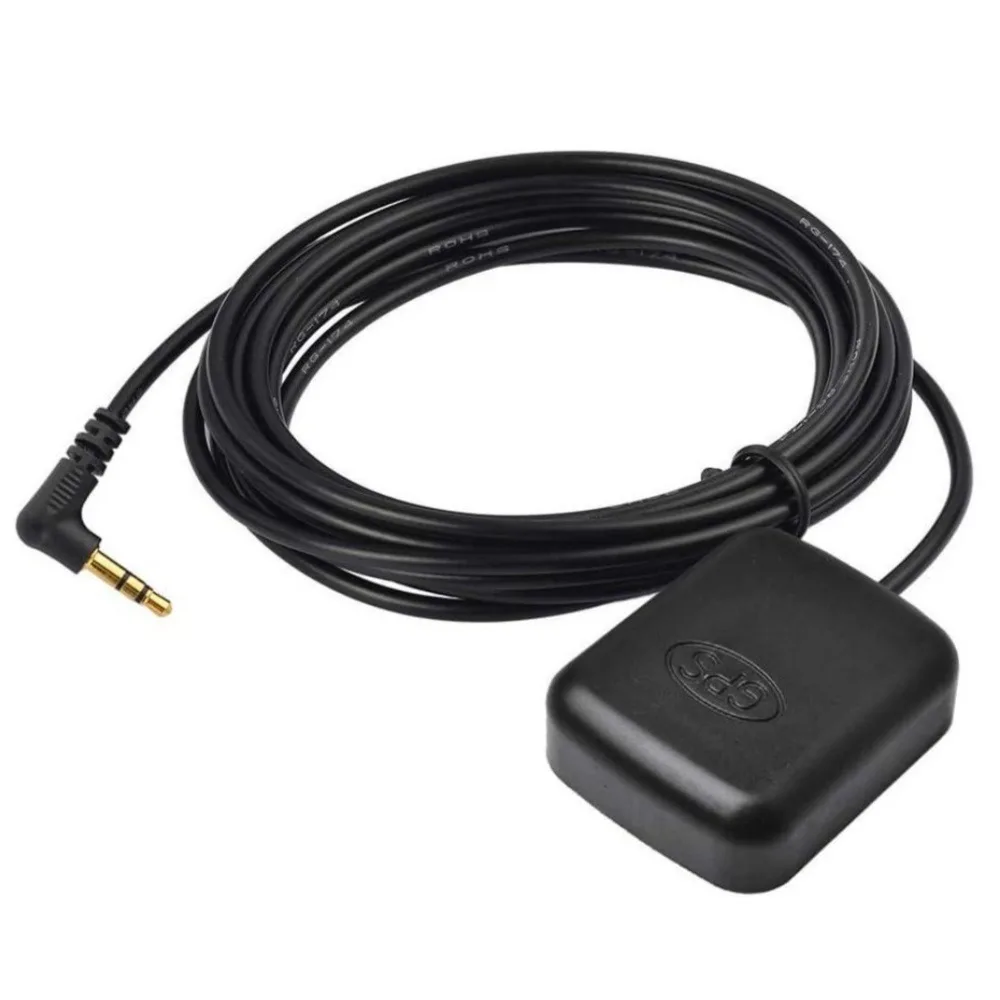Car Dash Cam GPS Antenna Vehicle Waterproof Hidden Adhesive Mount 3.5mm Plug GPS Antenna for Car Dash Cam