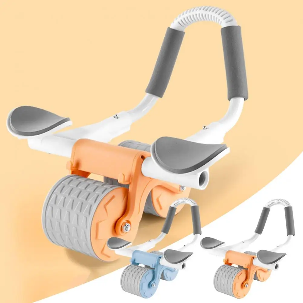 Ergonomic Abdominal Exerciser Mute Belly Wheel Automatic Stable Brake