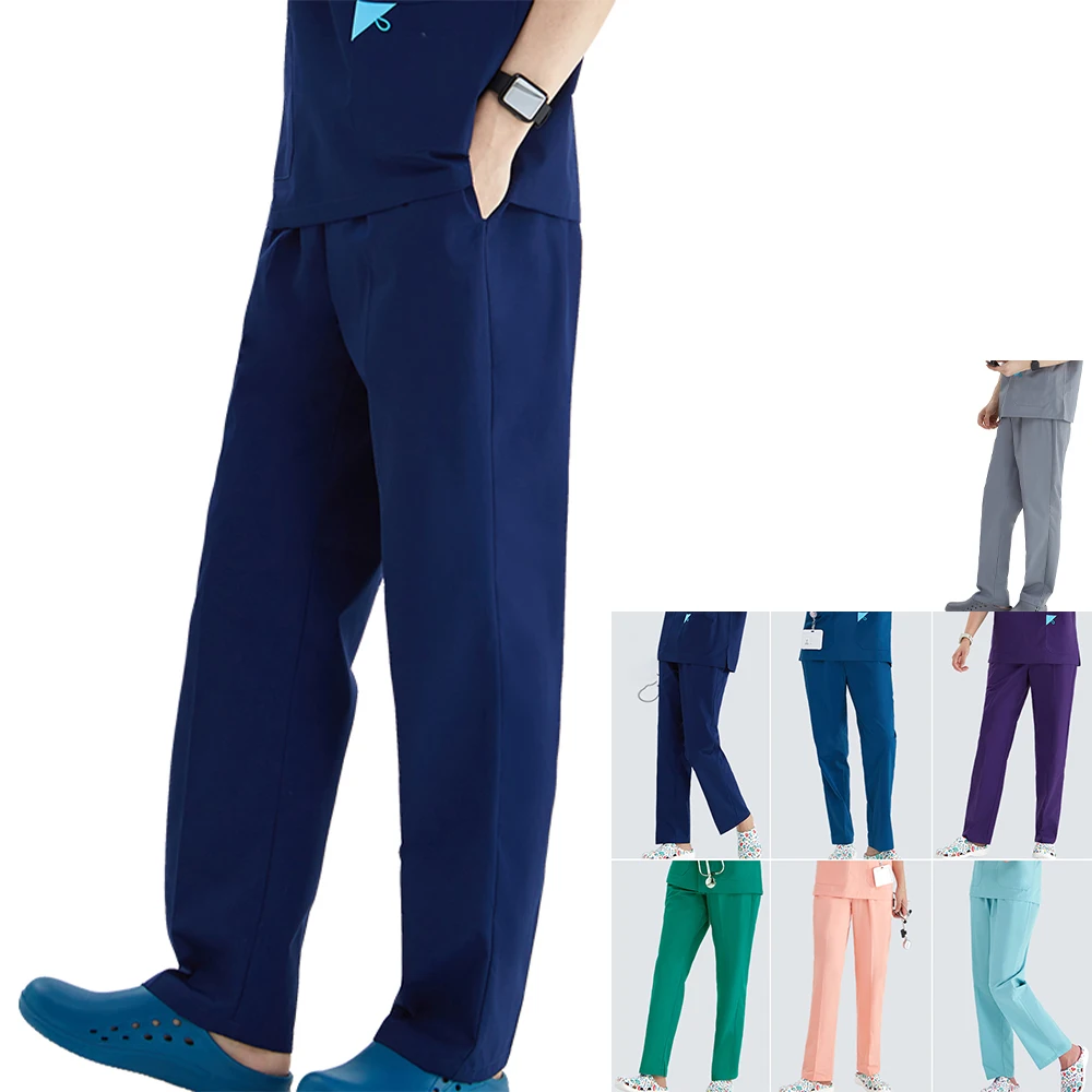 Pantalón Médico Cordón W123 Mujer Azul Caribe