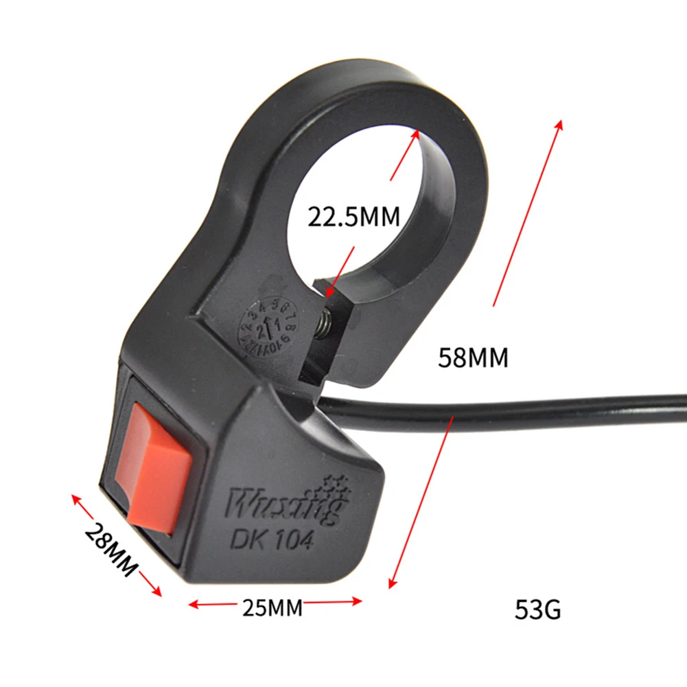 

1 шт. черный переключатель из ПВХ, универсальный переключатель для электрического велосипеда, скутера, прямой и обратный переключатель, для горного велосипеда, скорость 22,5 мм/дюйма, уличные аксессуары