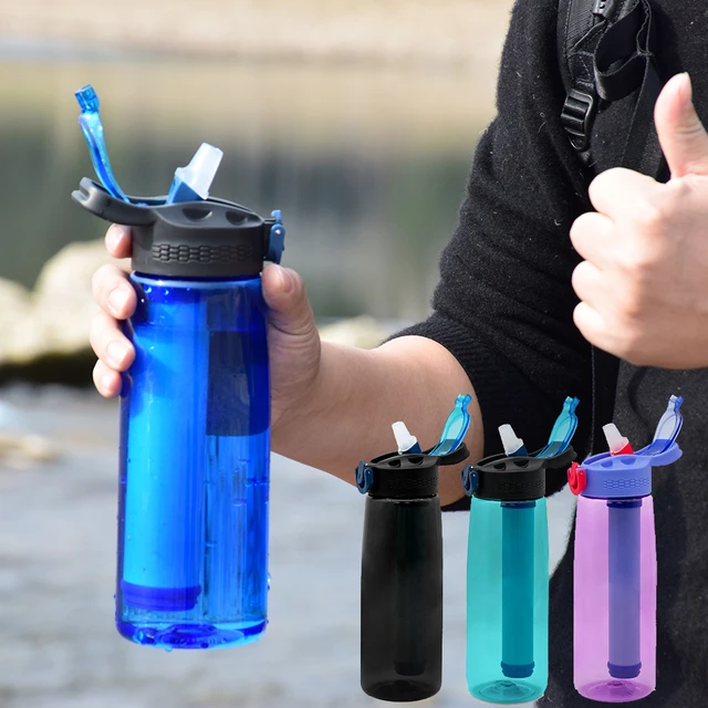 Water Filter Bottle Outdoor, Water Filter Drink Bottle