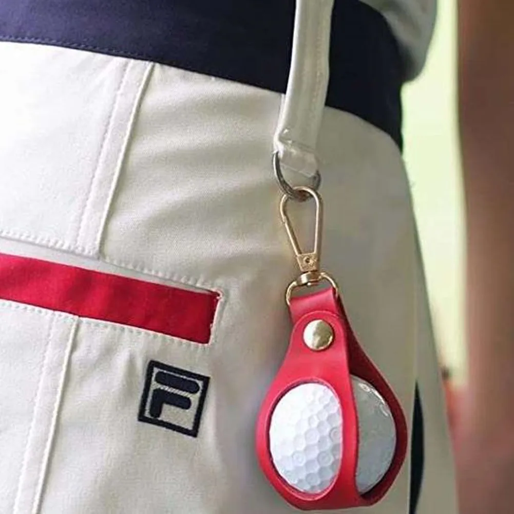 Mini Golf Ball Bag Pocket Storage Pouch Golfing Storage Keyring Sleeve Bag  Balls Holder Cover Waist Bag Golf Accessories