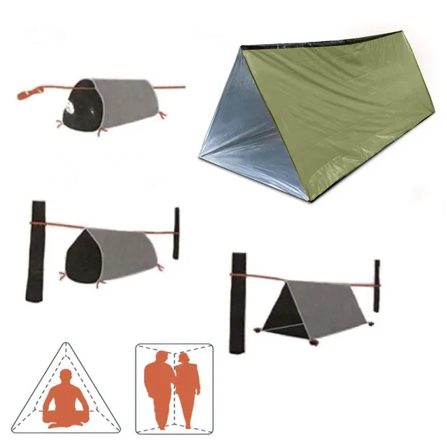 2-Person Emergency Camping Tent 6
