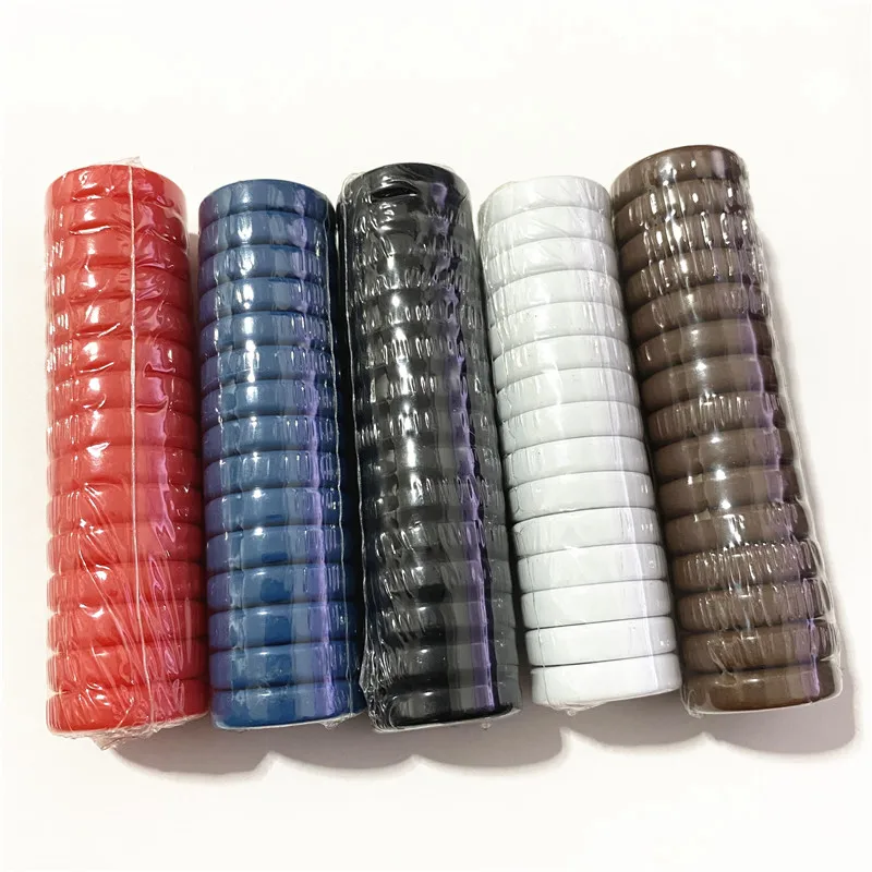 15Pcs/set High quality 27mm Blank Chess Game Backgammon Piece Plastic Glossy Chip Coin/light Wafer