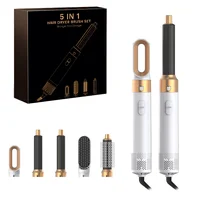Low Noise Hair Styler Hair Curling Straightening Drying Hot Air Brushes Hot Comb Set Styling Tool 5 in 1 Airwrap 1