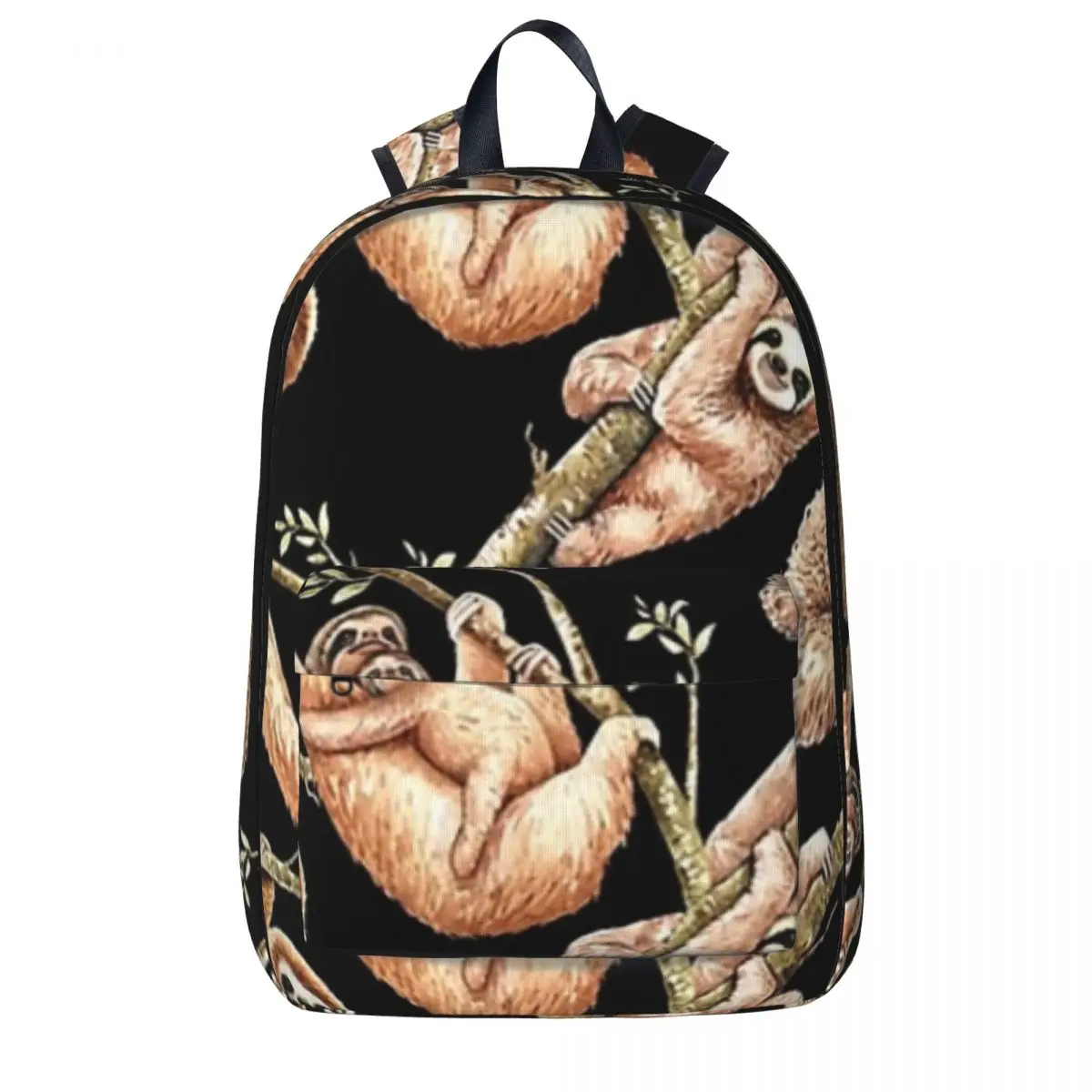 

Sloth Watercolor Backpack Boy Girl Bookbag Students School Bag Cartoon Kids Rucksack Laptop Rucksack Shoulder Bag Large Capacity