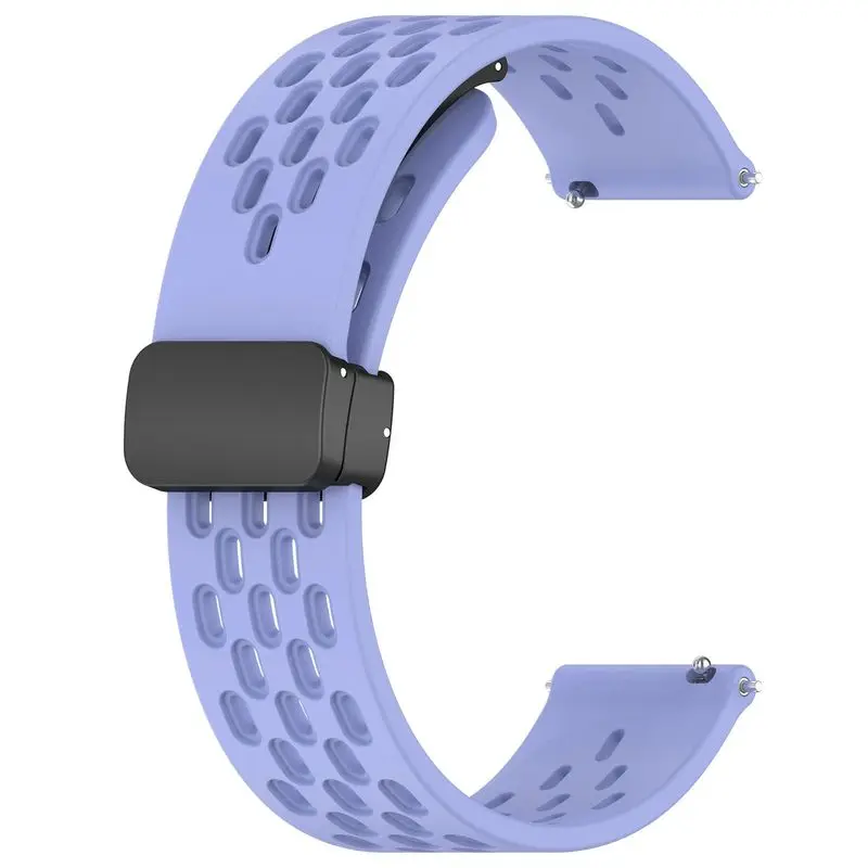 22mm Sports Silicone Magnetic Watch Strap Bracelet - Universal Band