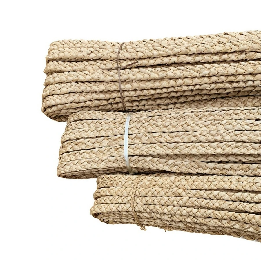 

45 Meters Natural Typha Plant Straw Braids Rope Handmade Weave DIY Grass Crafts Material Home Chair Basket Table Decor