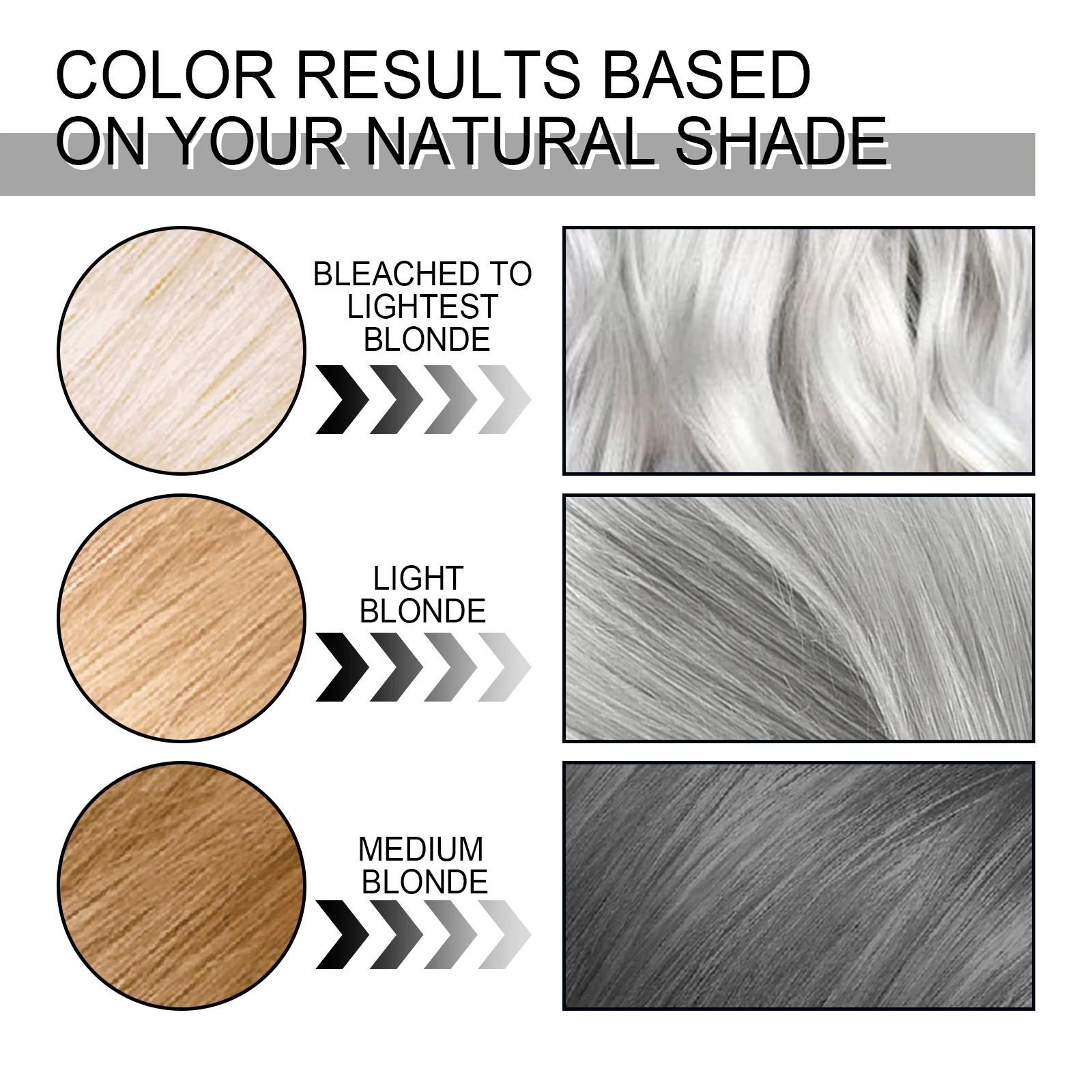 Silver Grey Hair Dye Cream - Smoky Punk DIY Color No Damage Long-lasting