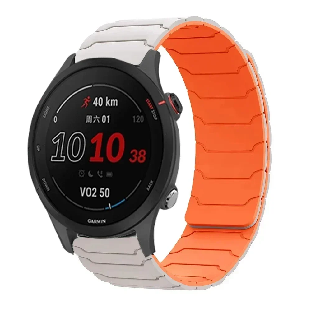 Magnetic Silicone Strap, 22mm - Universal Smartwatch Band Bracelet