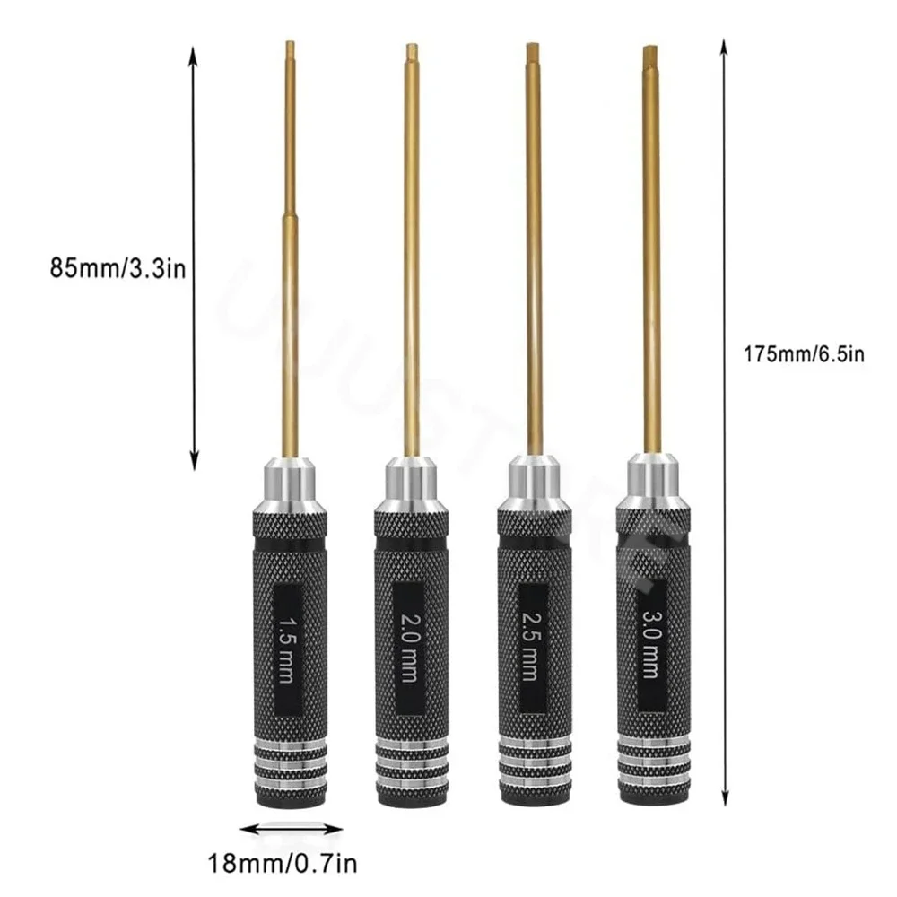 Lot de 7 Embouts Tournevis Hexagonaux pour Drone - Acier HSS
