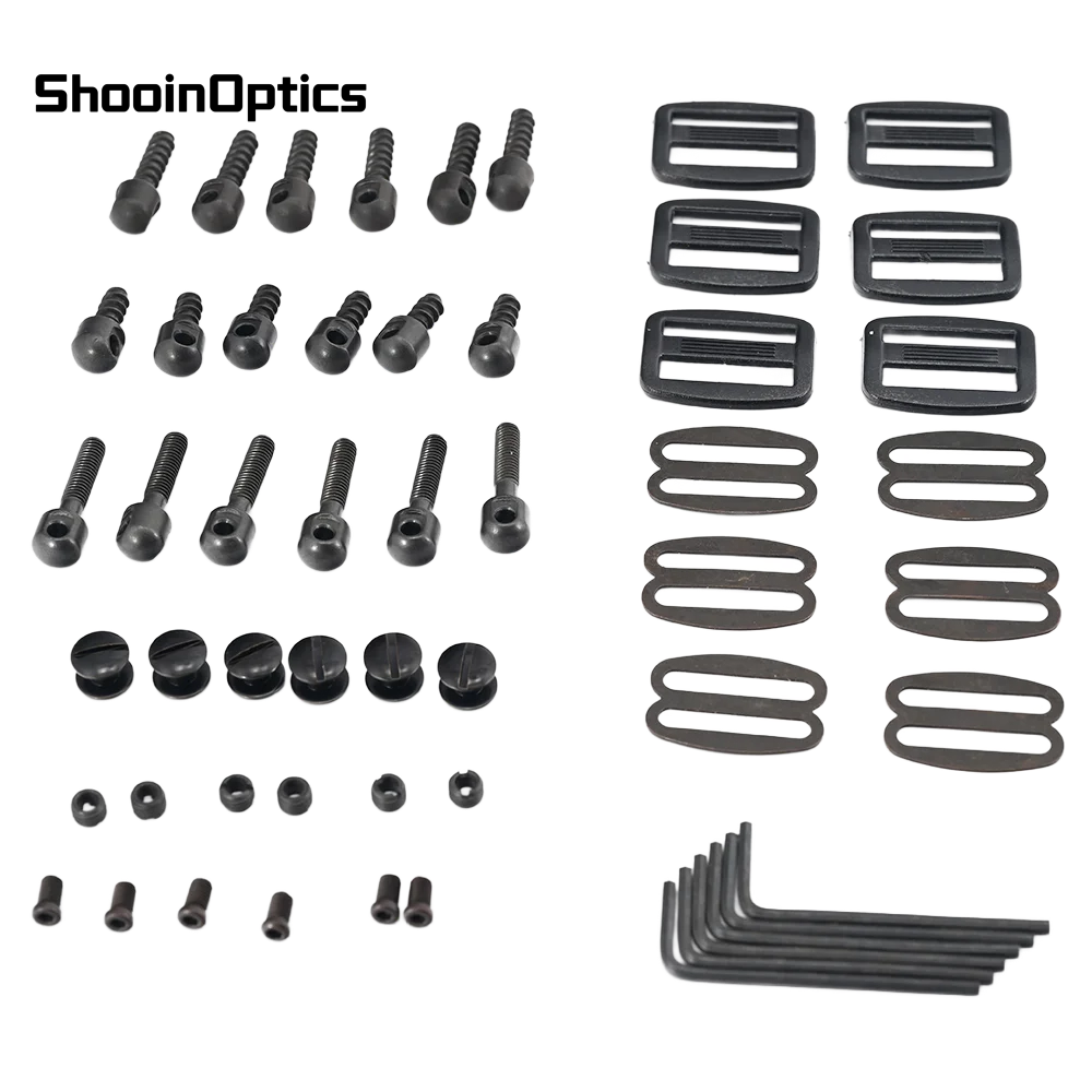 ערכת תיקון רצועת כתף ספרטה - חלקי סלינג סוויבל לתחזוקת ציוד טקטי וחיצוני