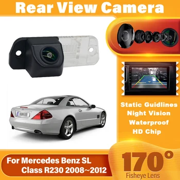 FishEye Obiettivo Auto Telecamera Retrovisione Per Mercedes Benz Classe SL R230 2008 ~ 2012 Per MB Classe M W164 ML 2005 ~ 2011 HD CCD Impermeabile